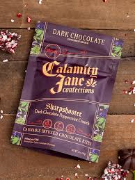 Photograph of product: Calamity Jane White Chocolate Orange Cream | 10:2.5:2.5: TH-oui: CBD: CBN | 10Pk 100mg | Sugarfoot