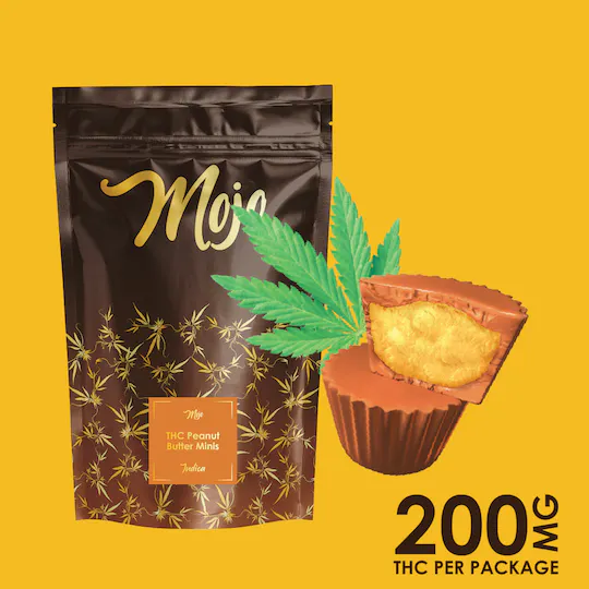 Photograph of Product: Mojo - Chocolates - Peanut Butter Minis - Indica - 200MG