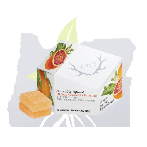 Photograph of product: Wyld-10Pk-Blood Orange