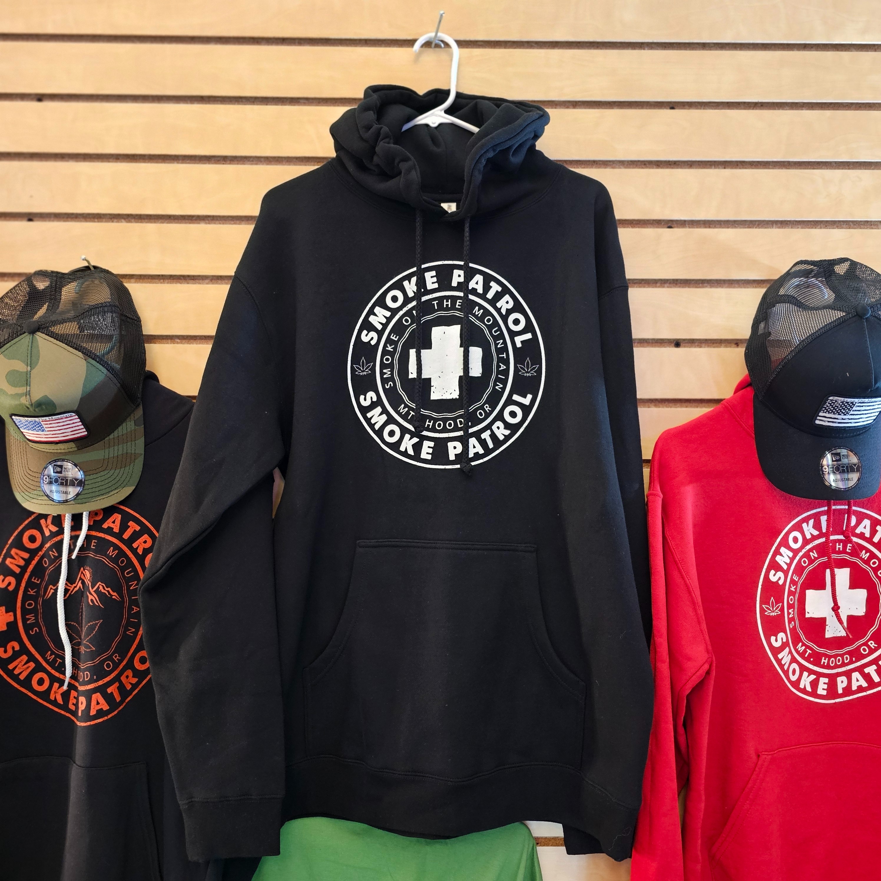 Photograph of product: Smoke Patrol Black Hoodie Small