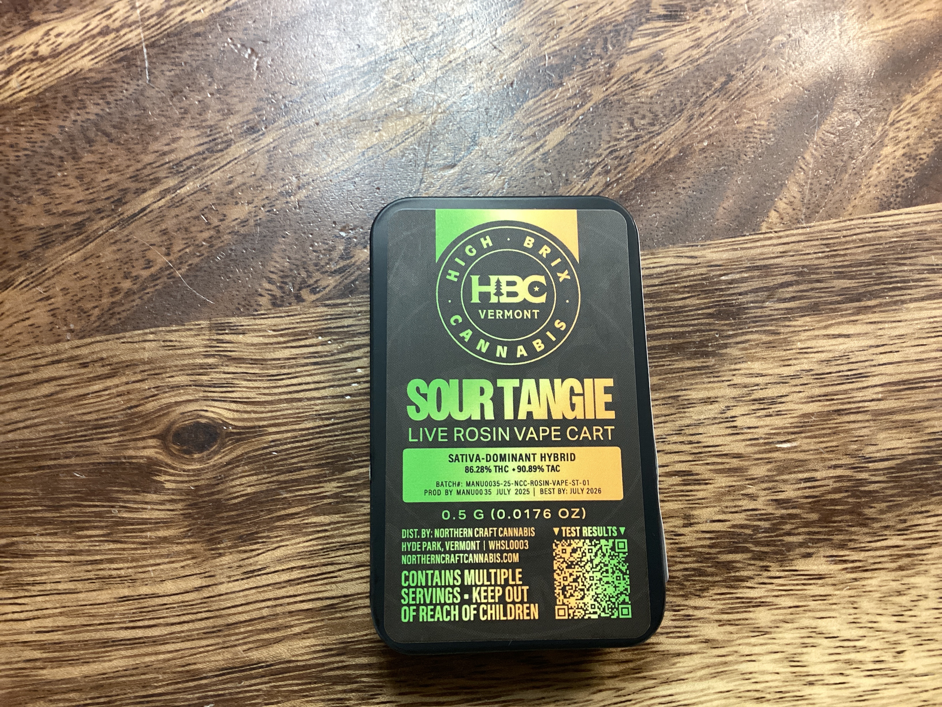 Photograph of product: LR-Sour Tangie