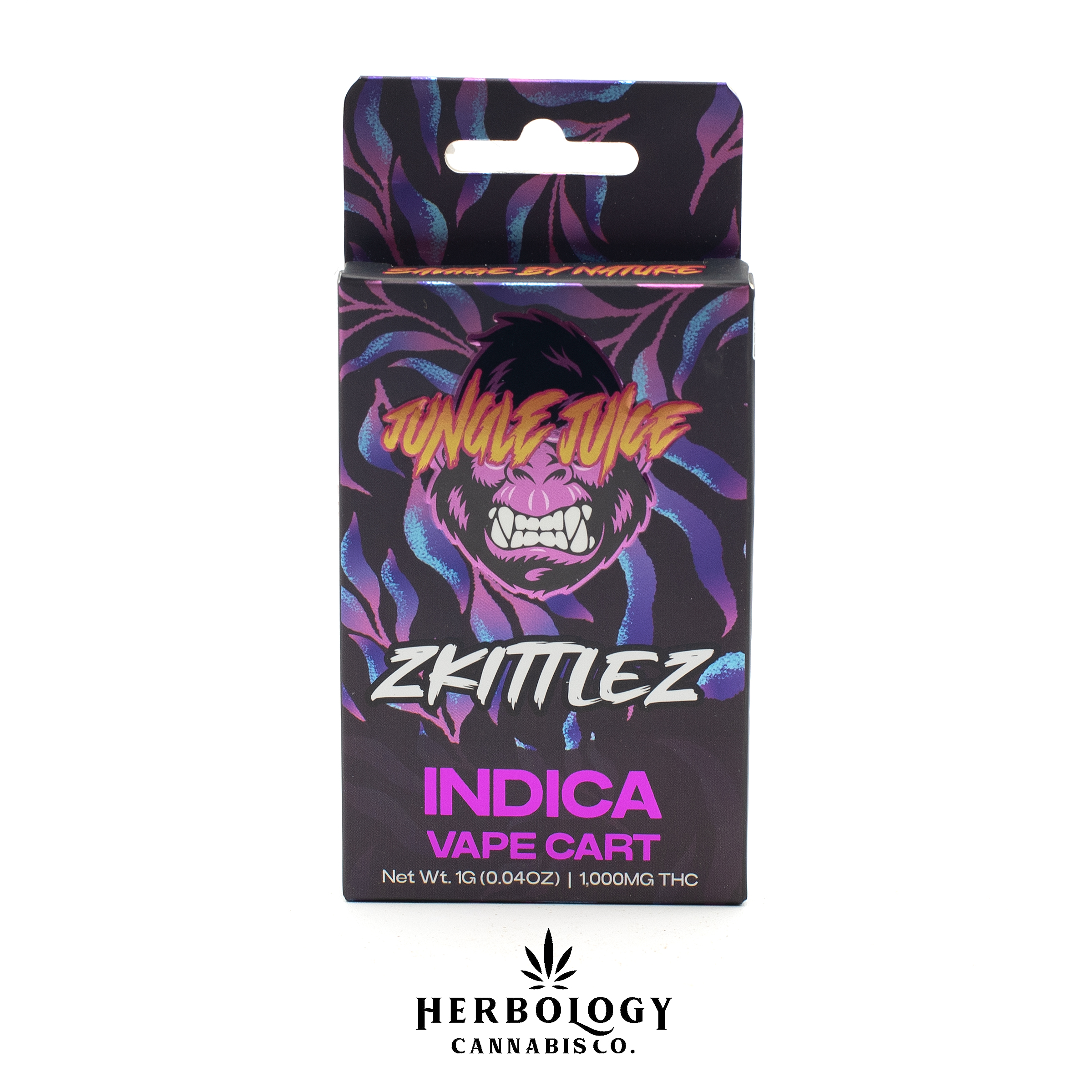Photograph of product: Jungle Juice | 510 Cart | Zkittlez | 1g