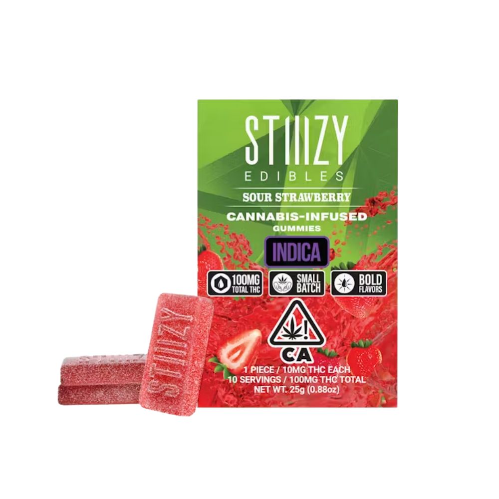 Photograph of product: SOUR STRAWBERRY 100MG - STIIIZY
