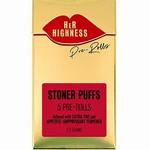 Photograph of product: Her Highness | Infused Preroll 5 pack | Stoner Puffs