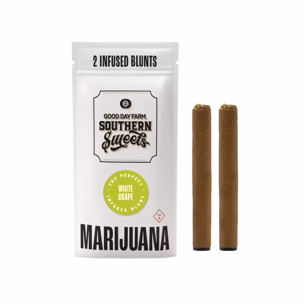 Photograph of product: Funky Kitty x White Grape Infused Blunt 2pk