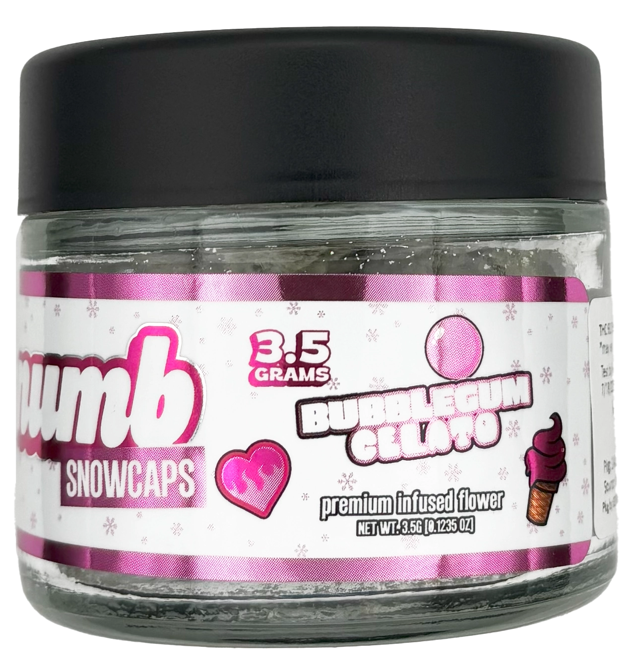 Photograph of product: Numb | Bubblegum Gelato | Snow Caps Concentrate - 3.5g