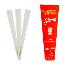 Photograph of product: Cones - Hemp Red - King Size - 3ct