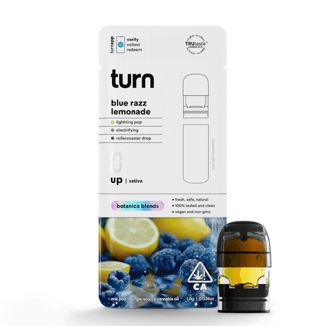 Photograph of product: Blue Razz Lemonade | BB | 1g Pod - 