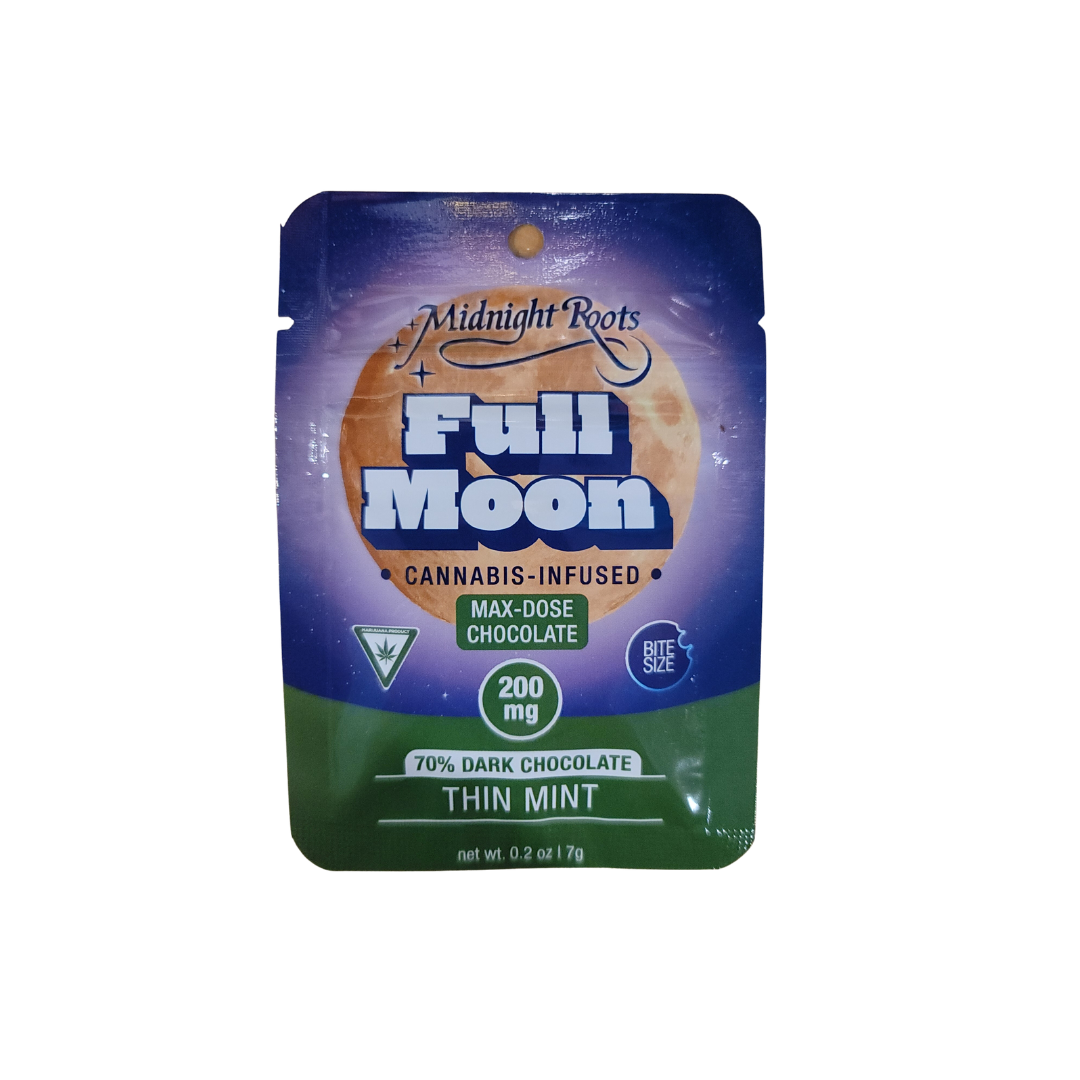 Photograph of product: Midnight Roots | Full Moon | Thin Mint | 200mg