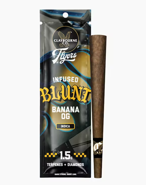 Photograph of product: Banana Og Flyers Infused Blunt