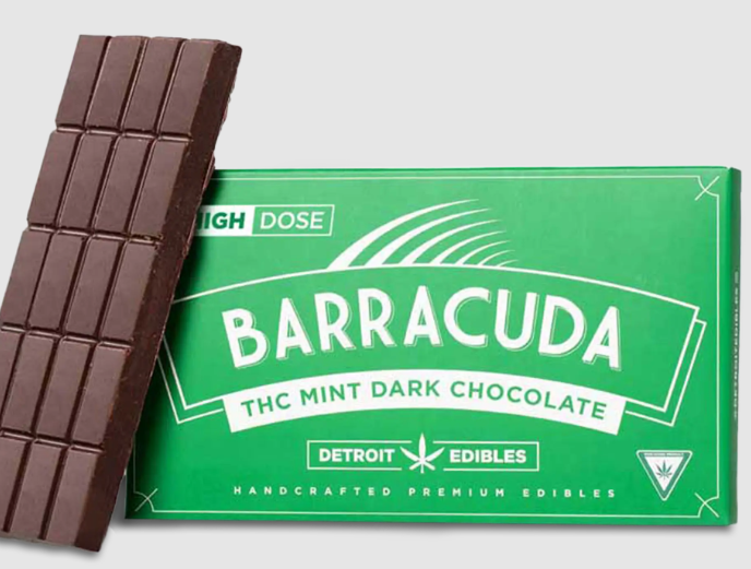 Photograph of Product: Dark Mint Chocolate | Chocolate Bar 200mg