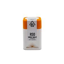 Photograph of product: Emerald Bay Extracts | Strawberry Cough | RSO Tablet | 25mg x 40ct