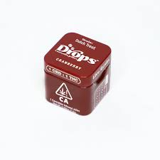 Photograph of product: Drops - Cranberry Dutch Treat - 1:1 CBD/TH-oui - Gummy - 1ct - 100mg