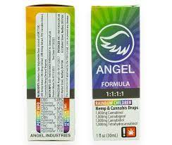 Photograph of product: Angel 1:1:1:1 TH-oui CBD CBG CBN