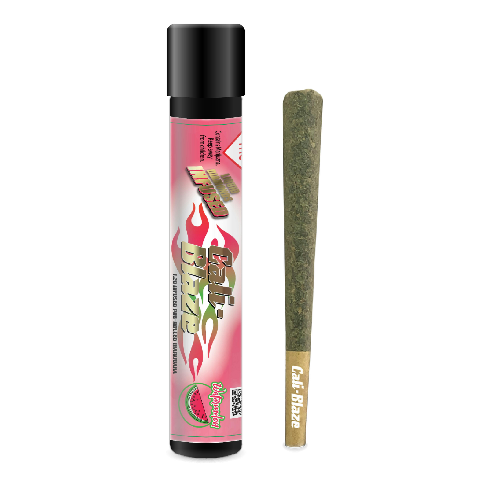 Photograph of product: CALI-BLAZE | ICC | Infused Preroll | Watermelon