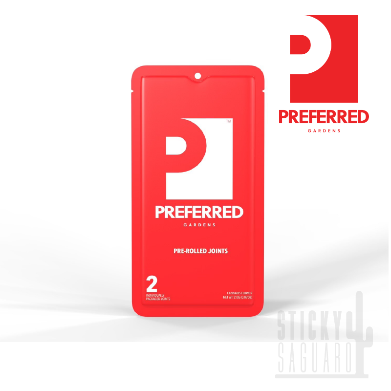 Photograph of product: Preferred Gardens Pre-Roll Perm Lee 2 Pk (I) 2g