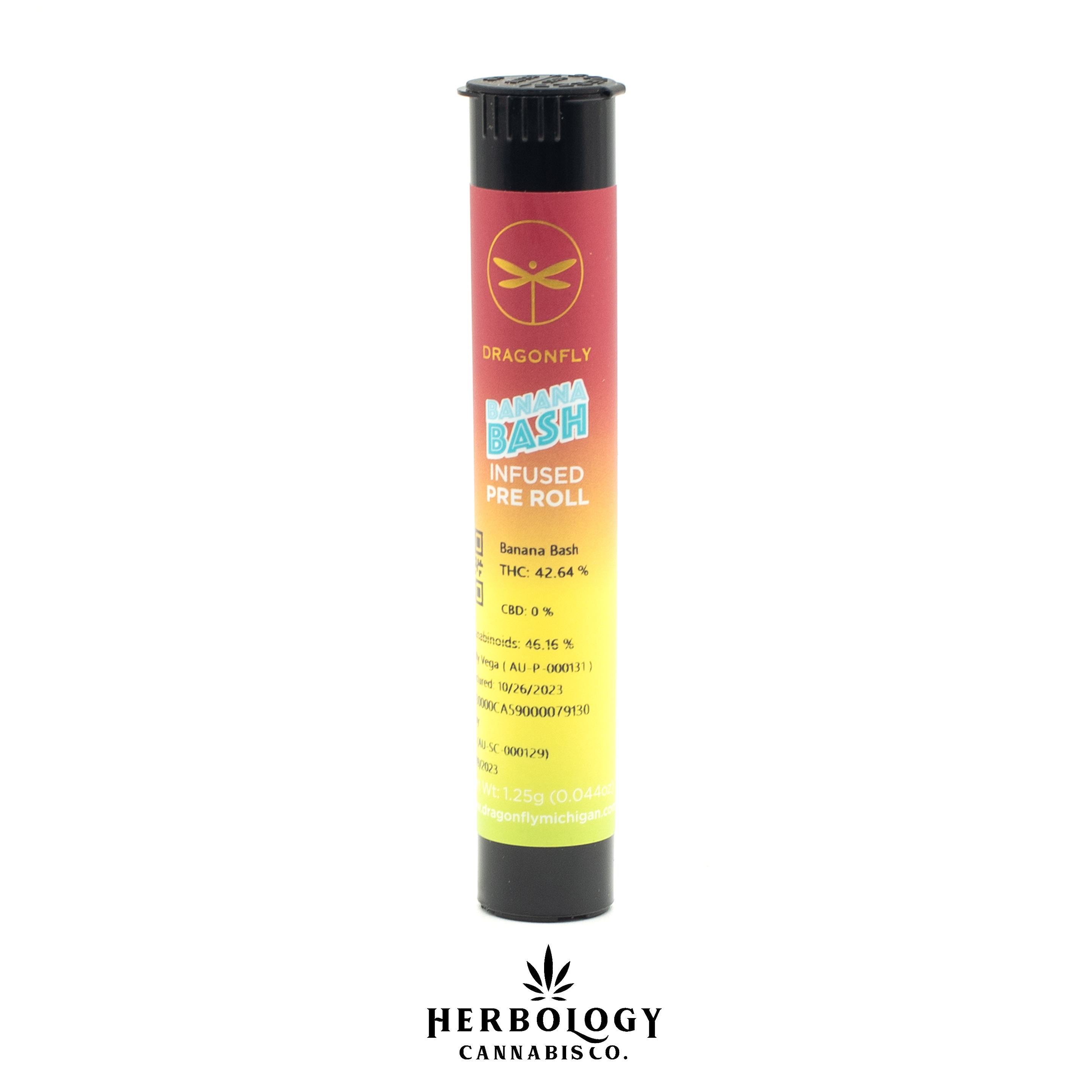 Photograph of Product: Dragonfly | Infused Pre-Roll | Blackberry Sherbet | 1.25g