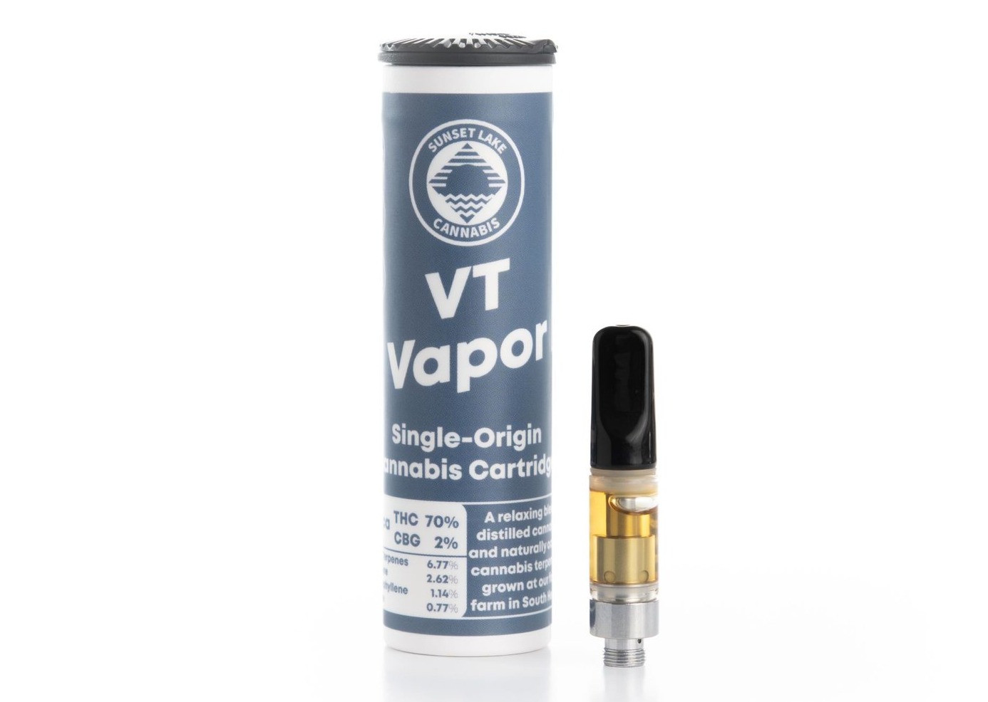 Photograph of product: Sunset Lake | VT Vapor Oui'd