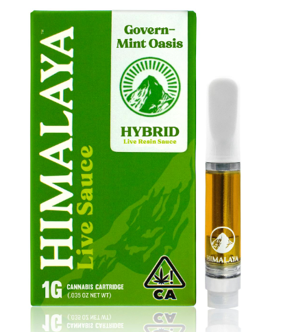 Photograph of product: Himalaya | Governmint Oasis Live Resin Sauce Cart