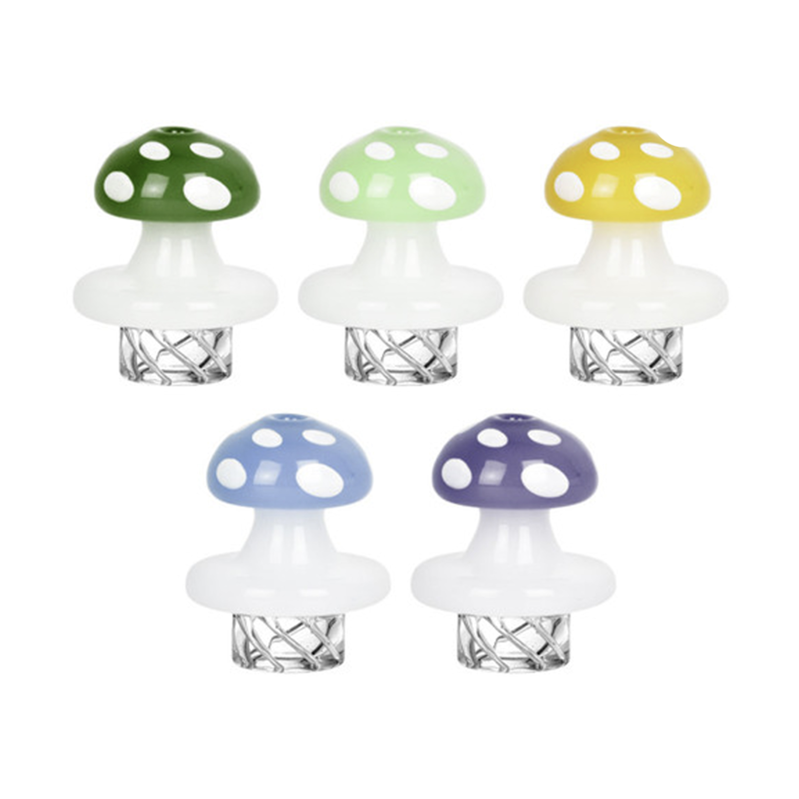 Photograph of product: Glass - Silicone Mushroom Pipe