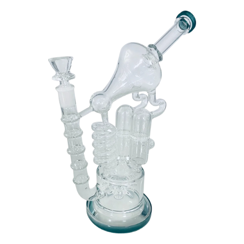 Photograph of product: 17" Lotus Glass Bong