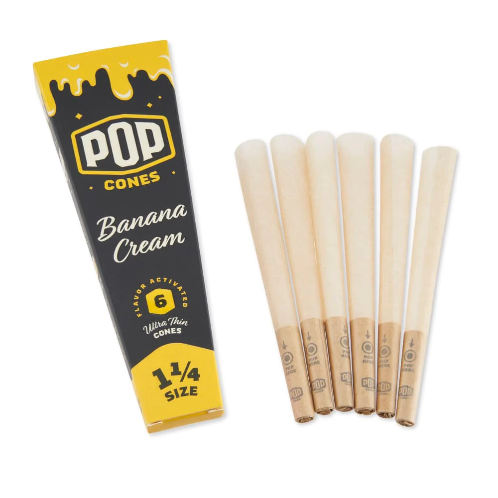 Photograph of Product: Pop Cones 1  Banana Cream (6pk)