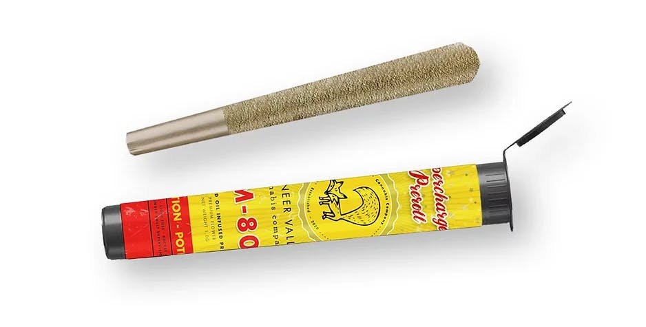 Photograph of product: Mango SSH 1g Infused Pre-Roll - M-80
