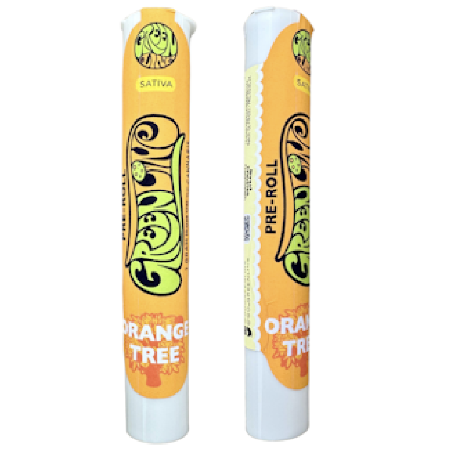 Photograph of product: 1g Orange Tree (Oui'd) Pre-roll TH-oui:27% $7 or 4/$20