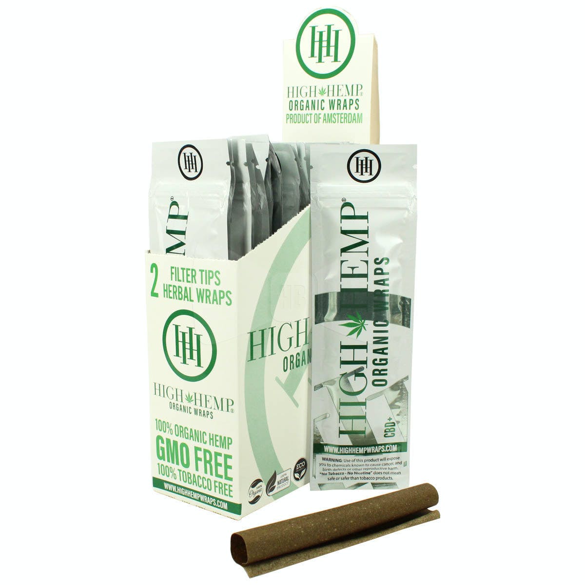 Photograph of product: High Hemp Natural Organic Wraps