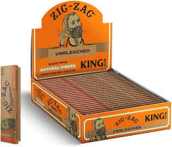 Photograph of product: ZigZag Unbleached King Size Rolling Papers