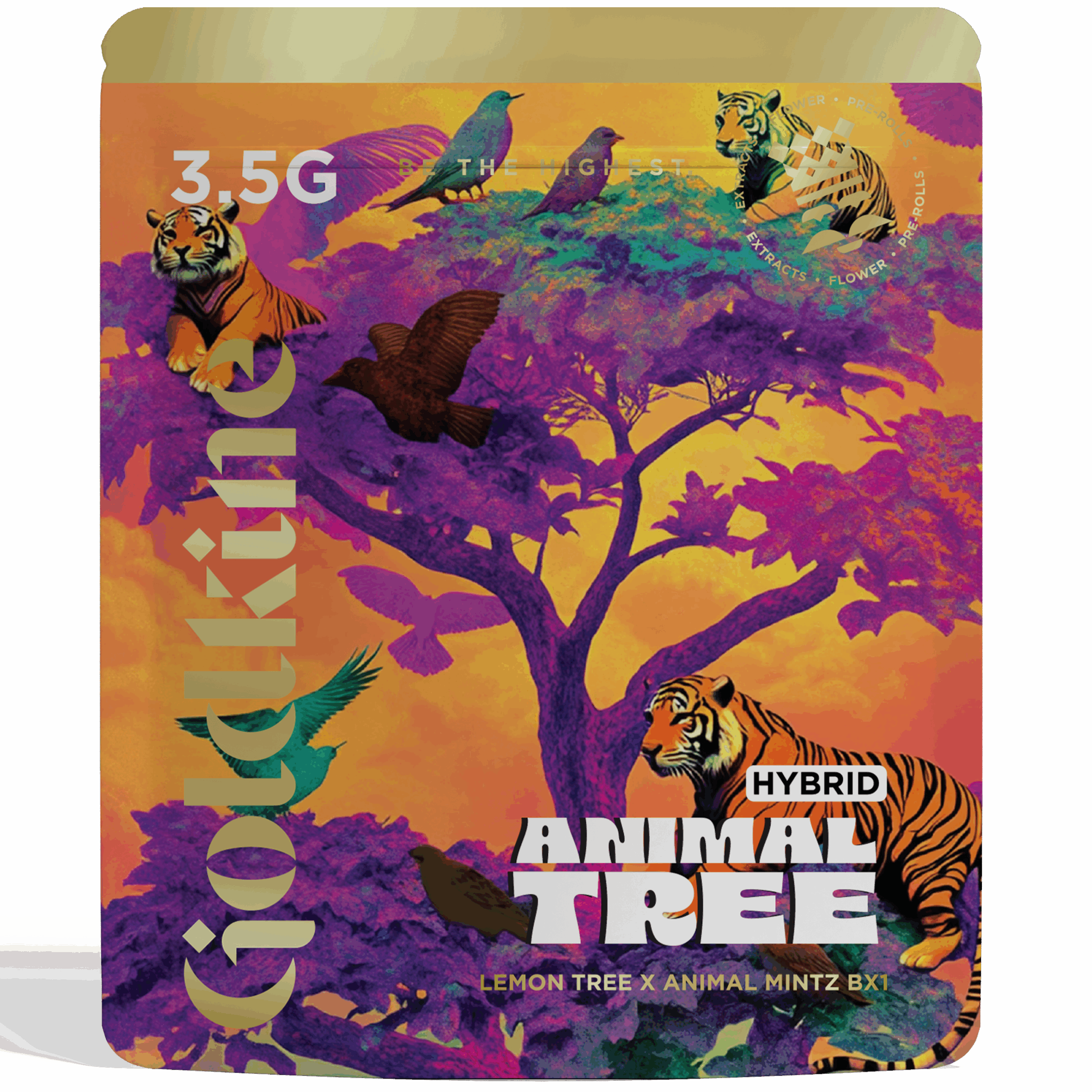 Photograph of product: Goldkine - Animal Tree - Pre-Pack - 3.5g