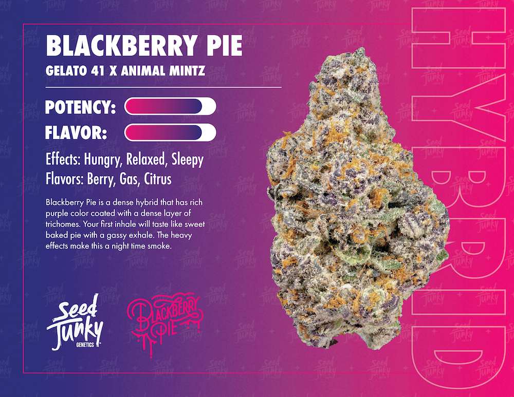 Photograph of product: Seed Junky Preroll - Blackberry Pie (H)