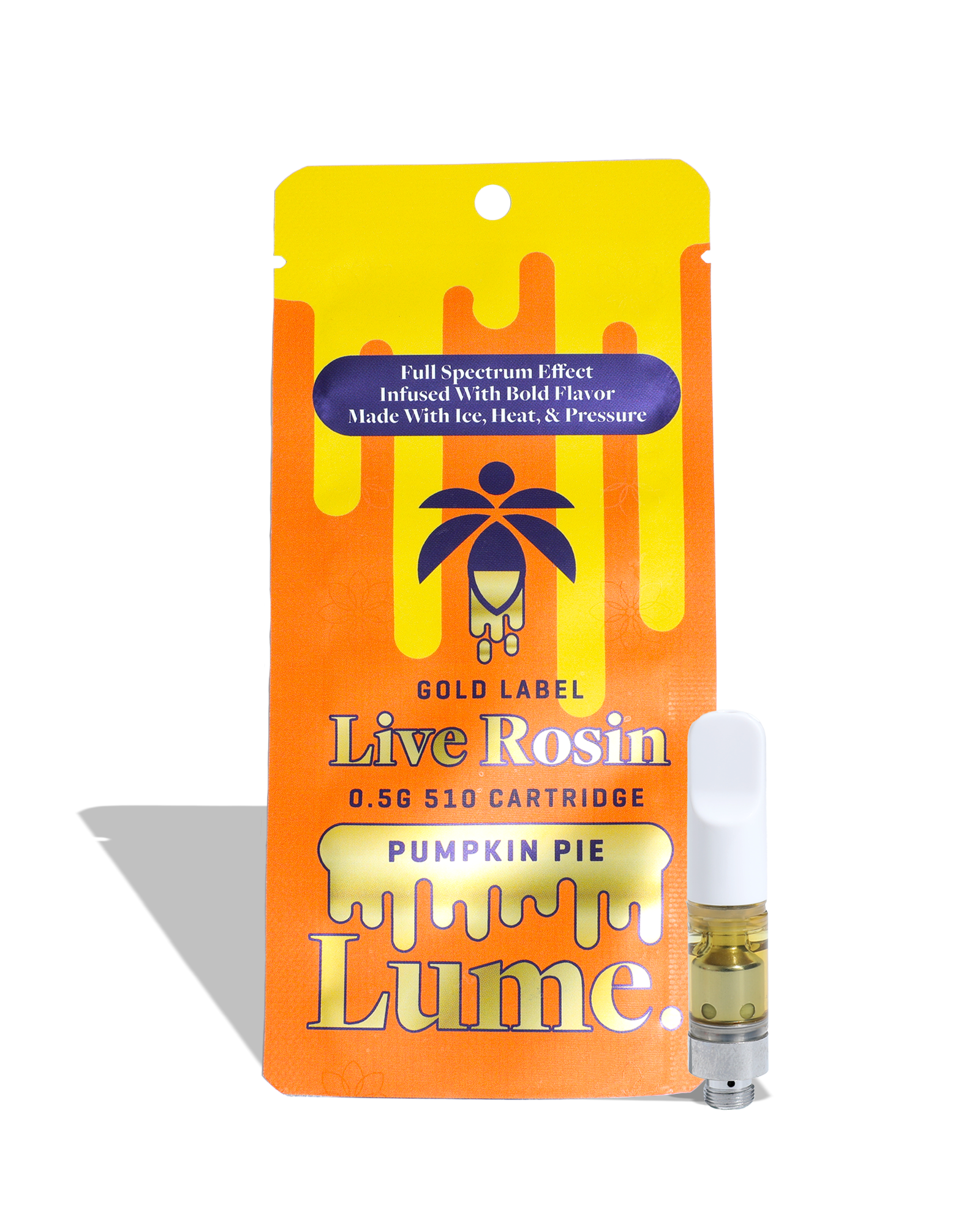 Photograph of product: Pumpkin Pie Live Rosin Cart 0.5g