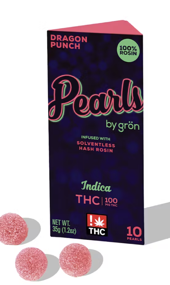 Photograph of product: Dragon Punch - 100mg au chocolat Rosin Infused Gummies