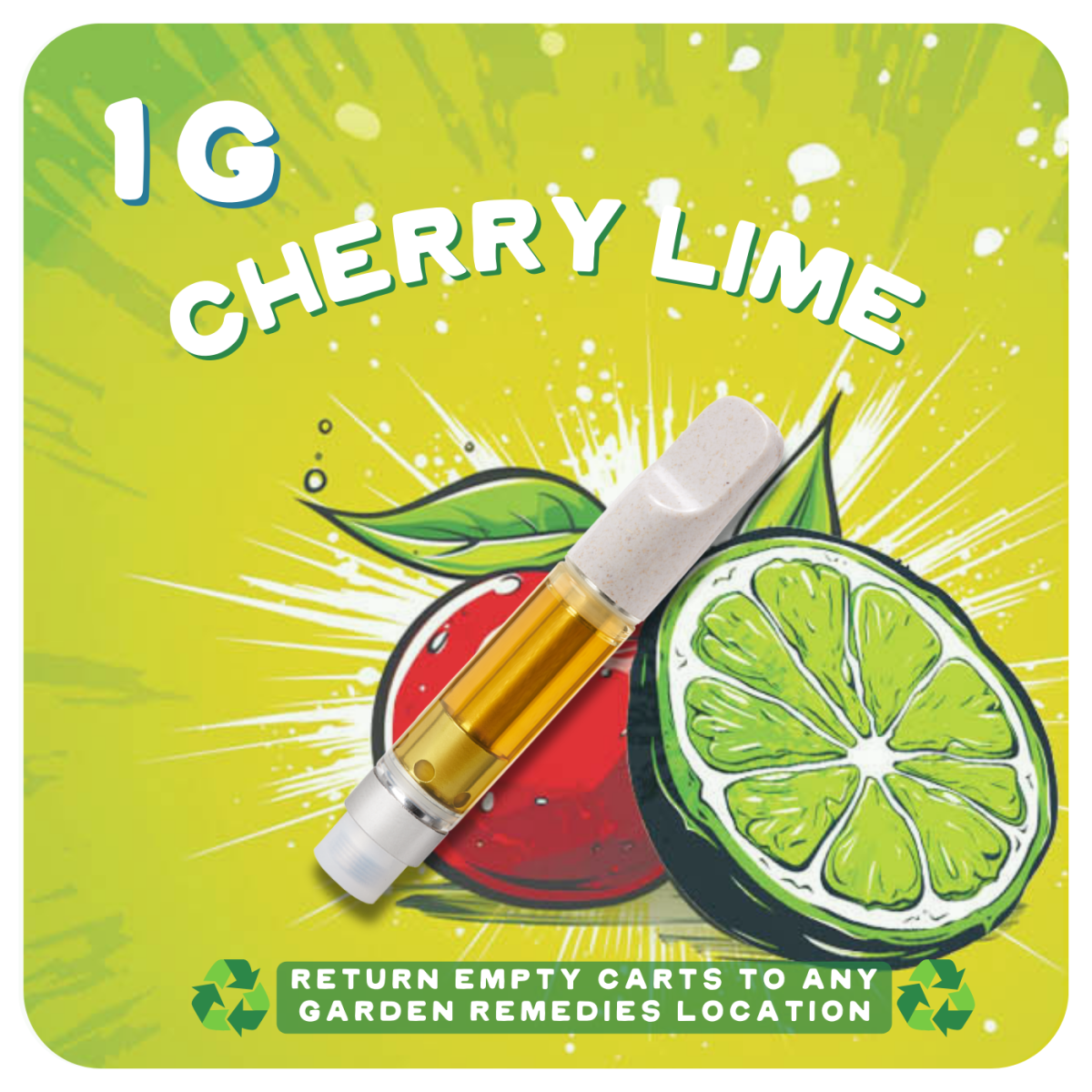 Photograph of product: High Flavor Cartridge - Cherry Lime