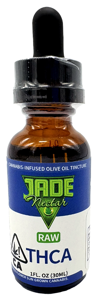 Photograph of product: Jade Nectar | RAW THCA | 30ML Tincture