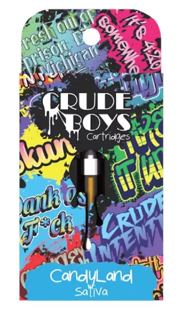 Photograph of product: Crude Boys Candyland 1g Vape