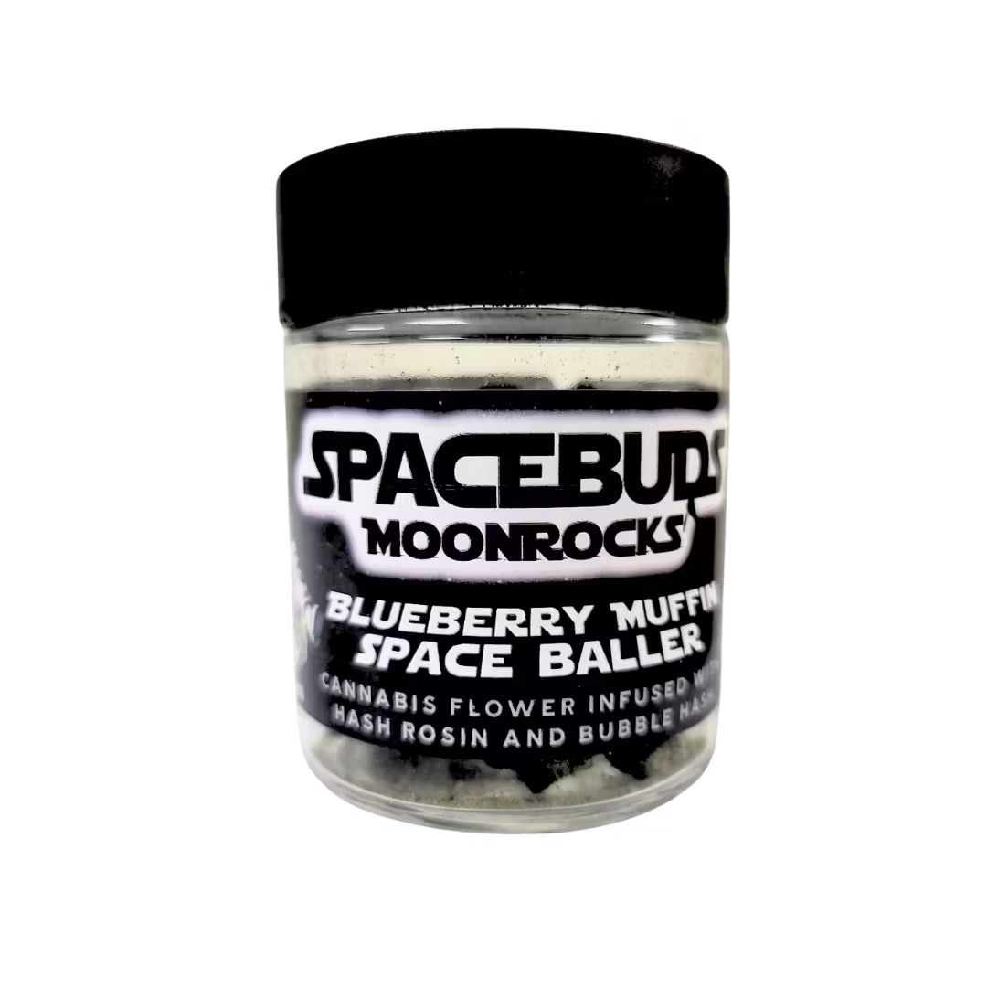 Photograph of product: SpaceBuds | Blueberry Muffin | Moonrocks 28G