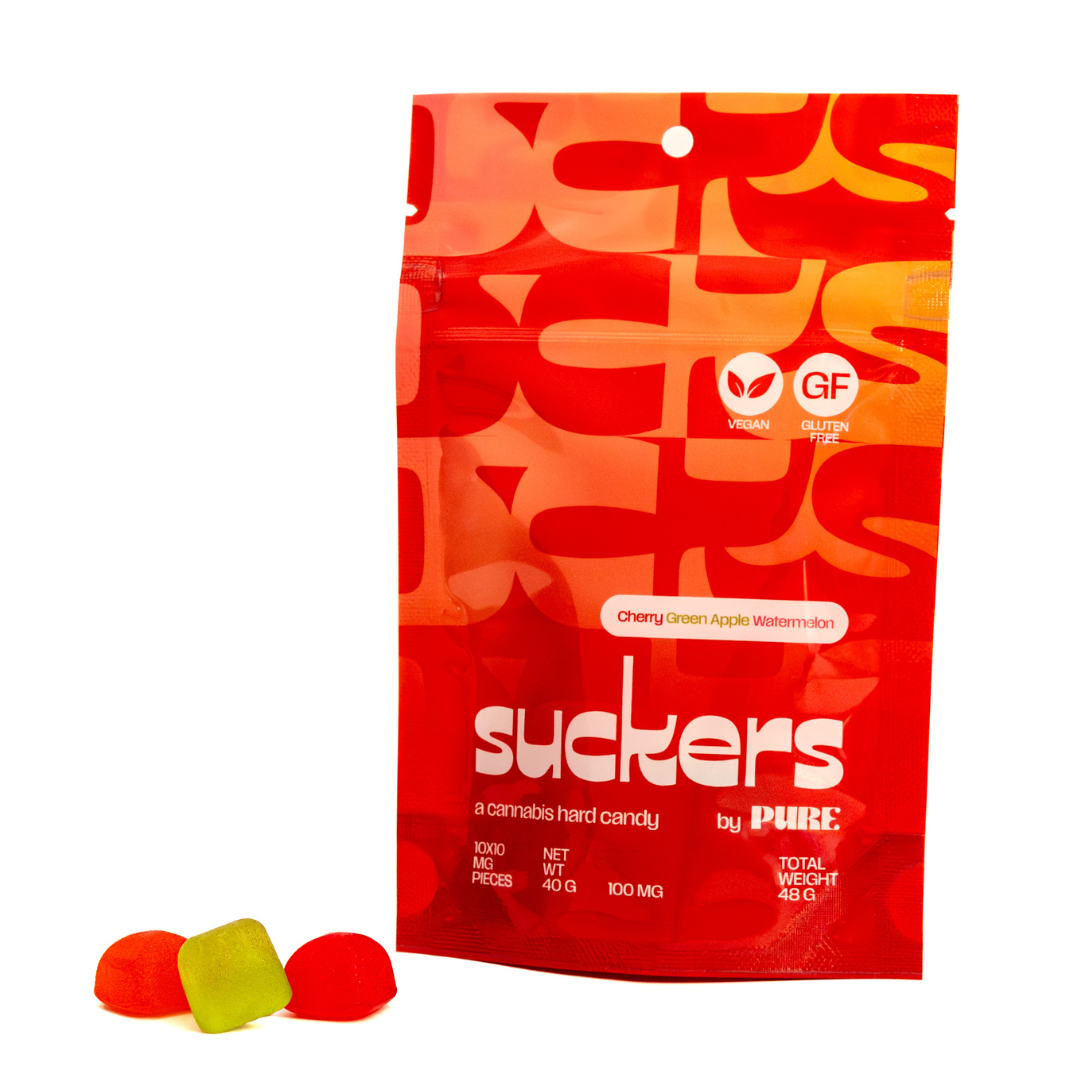 Photograph of product: Suckers - Variety (Cherry, Green Apple, Watermelon)
