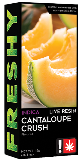 Photograph of product: Cartridge - 1g Flavored Freshy Live Resin - Cantaloupe Crush