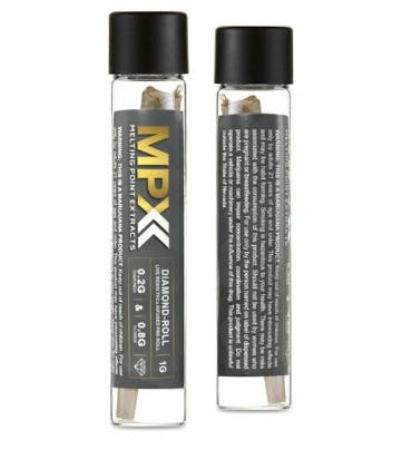 Photograph of product: MPX Diamond Roll Rainbow Belts 3.0 Infused Preroll - 1g