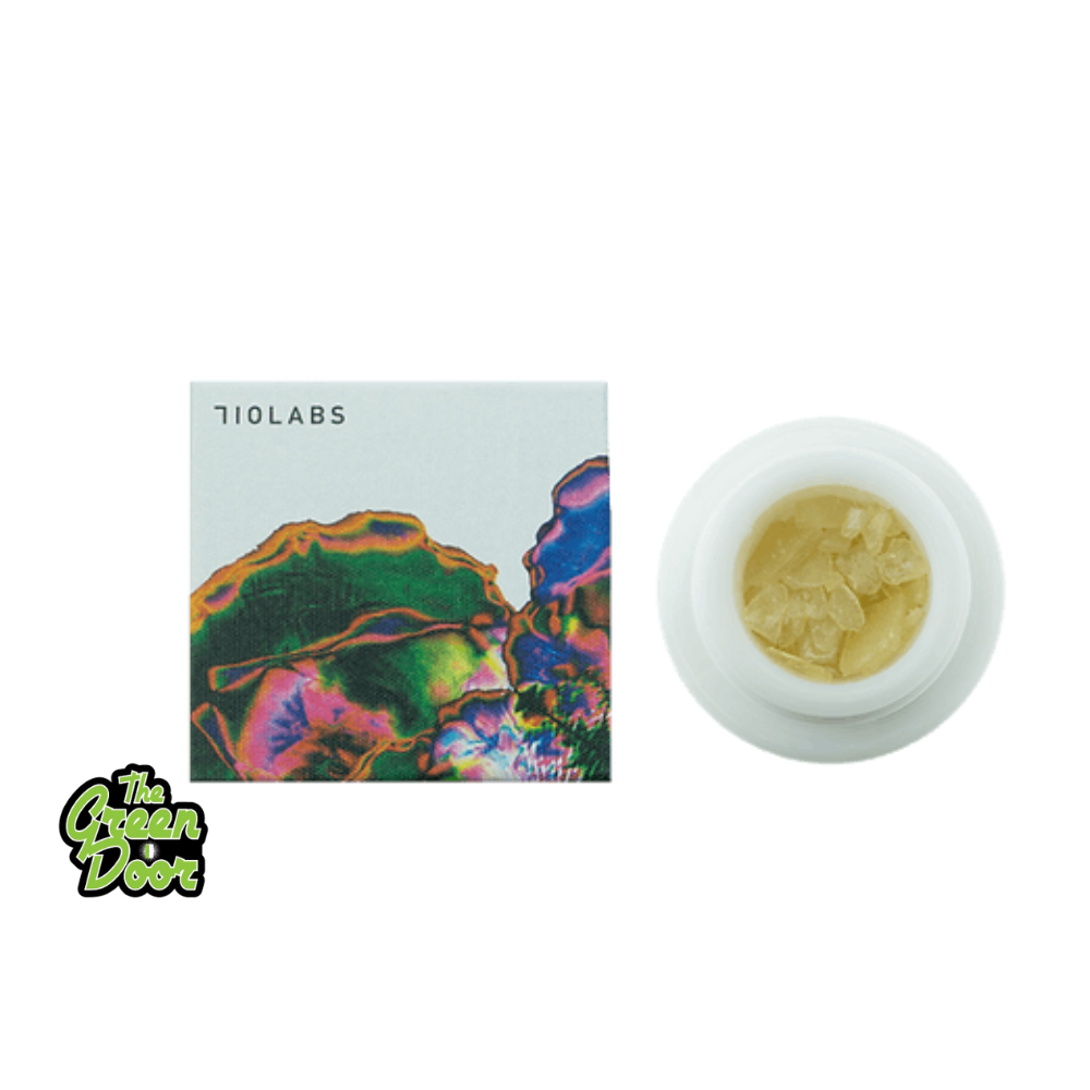 Photograph of product: 710 LABS - Banana Punch #4 + Grease Bucket #9 - Live Rosin Badder - 1g