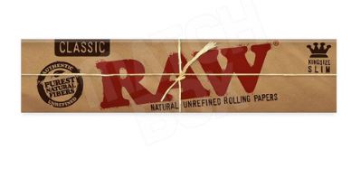 Photograph of product: RAW Classic King Size Slim Papers 32pk