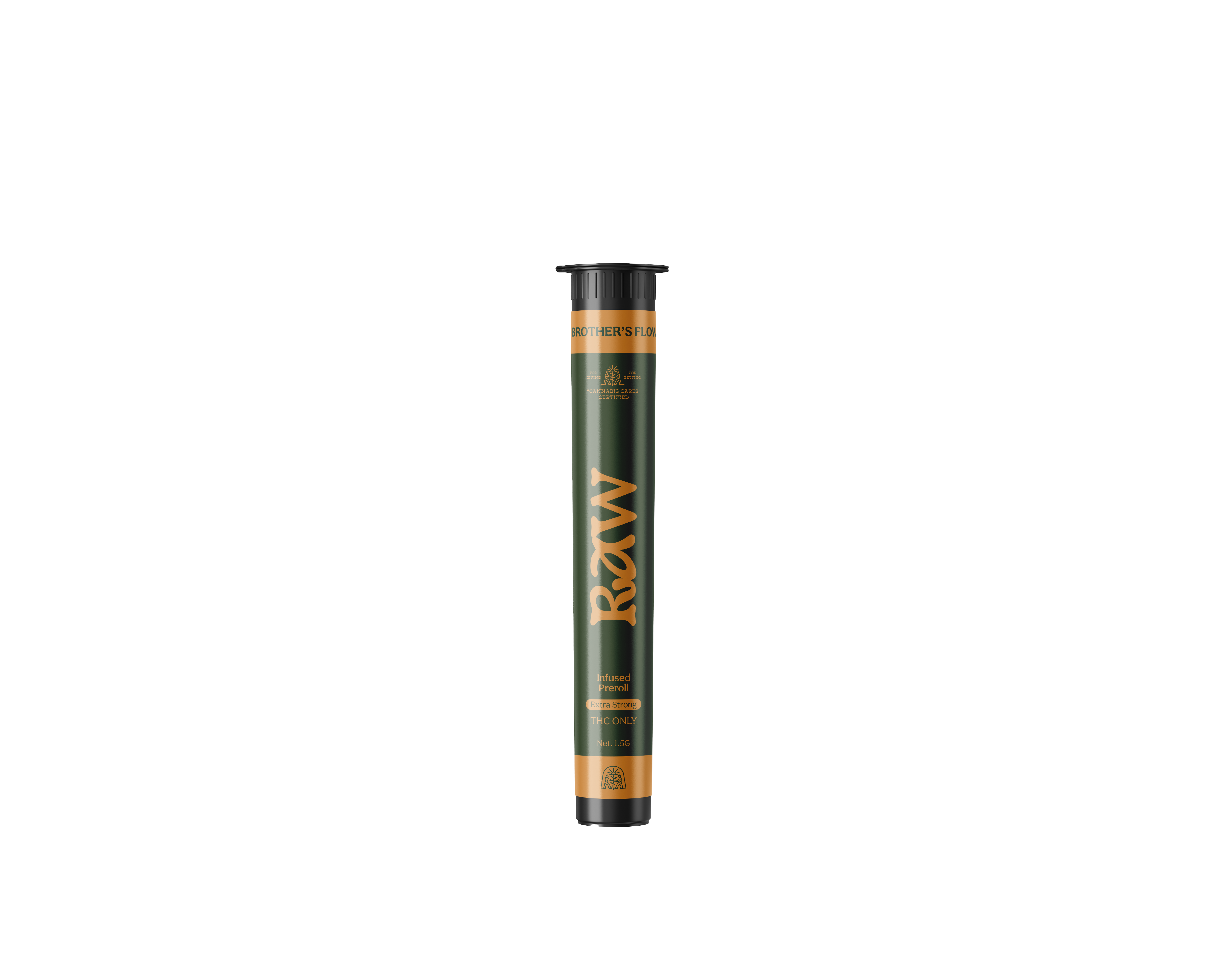 Photograph of product: My Brother's Flower - Raw Extra Strength - Infused Joint - 1.5g