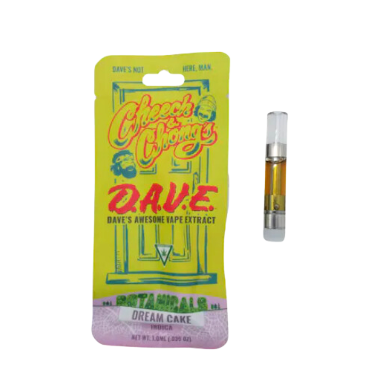 Photograph of product: Cheech & Chong D.A.V.E. Vape - Dream Cake Cartridge