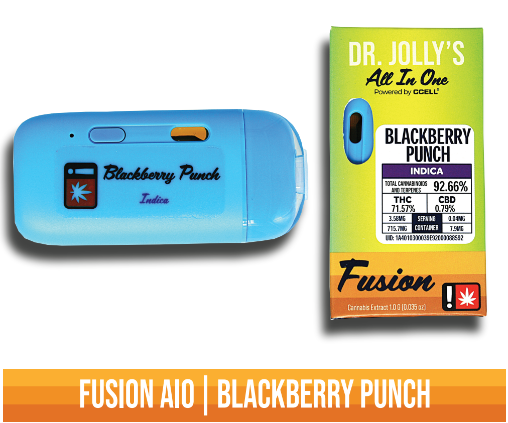 Photograph of product: Blackberry Punch Fusion Disposable | 1g