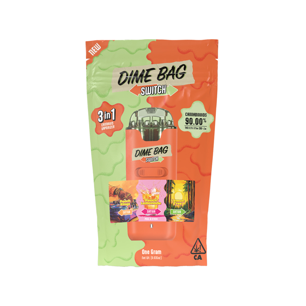 Photograph of product: PEACH RINGS X LEMON TREE SWITCH ALL-IN-ONE [1 G]