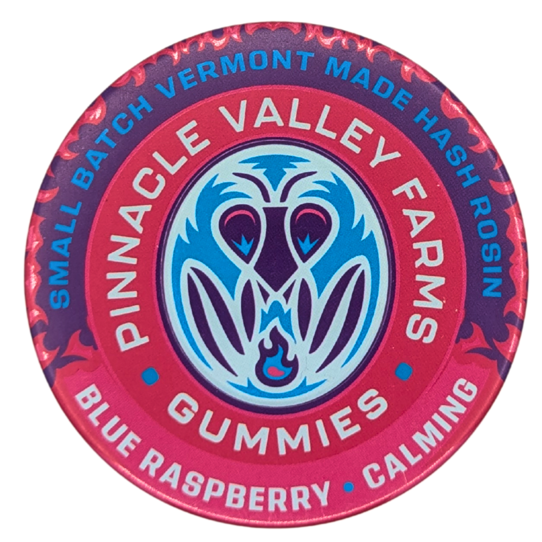 Photograph of product: Blue Raspberry Gummies | au chocolat Rosin |