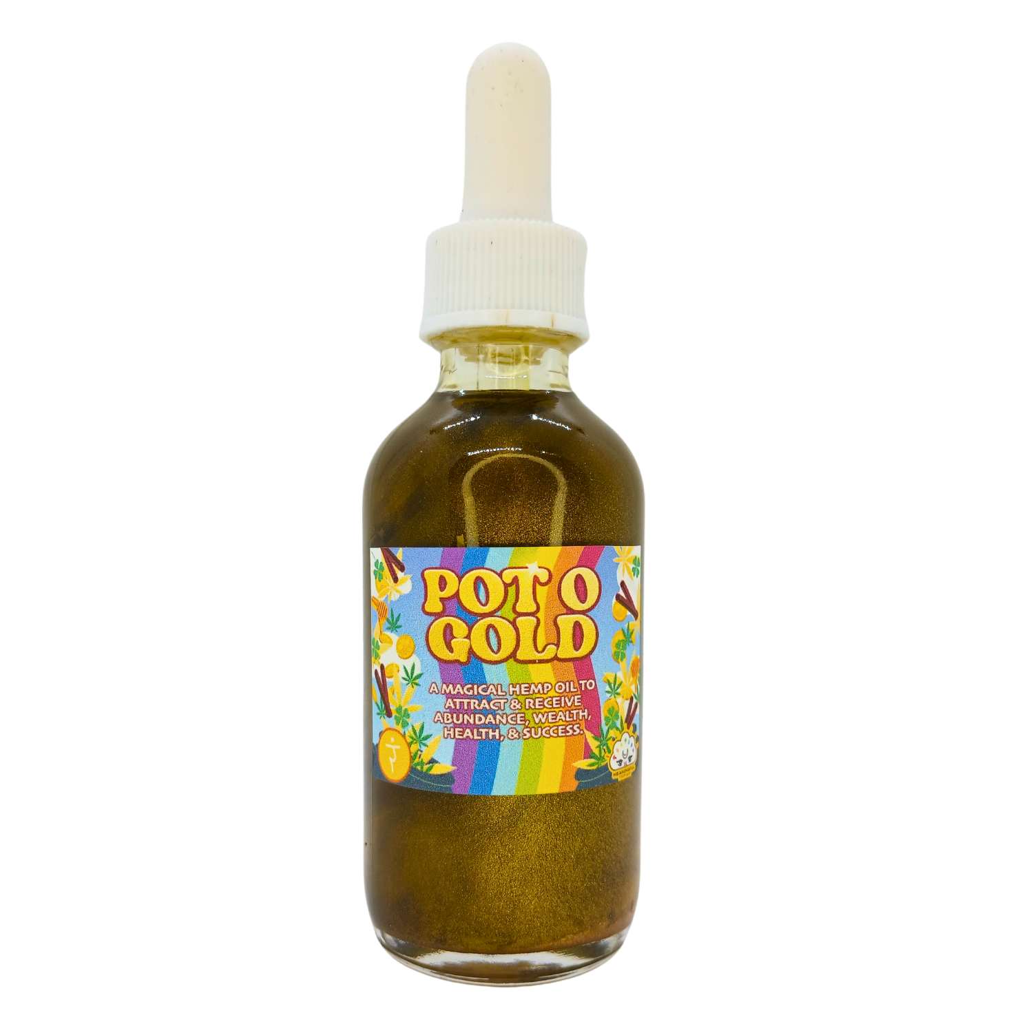 Photograph of product: A MEANINGFUL DREAM POT O GOLD OIL