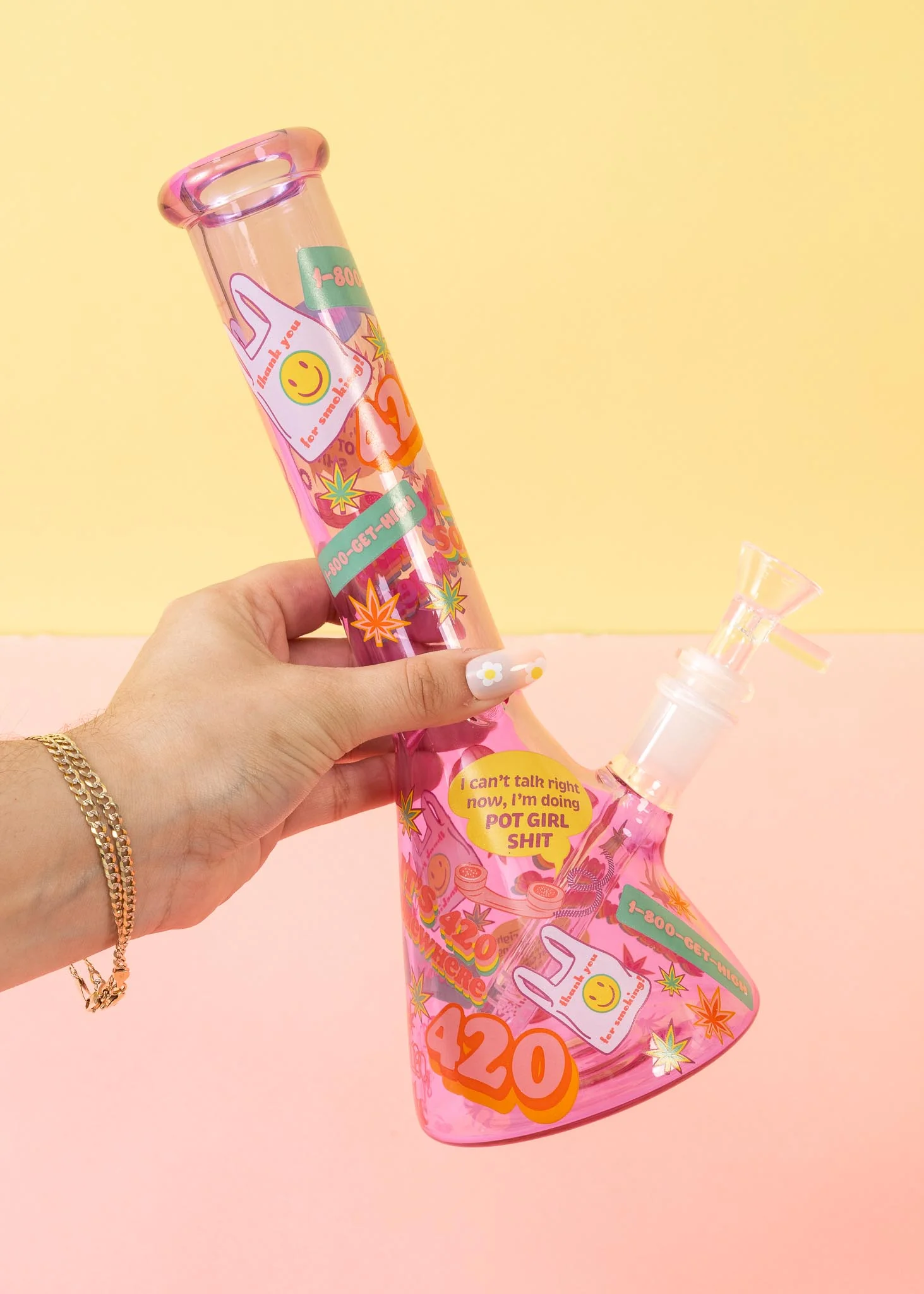 Photograph of product: Canna Style | 10.5" Pot Girl Bong